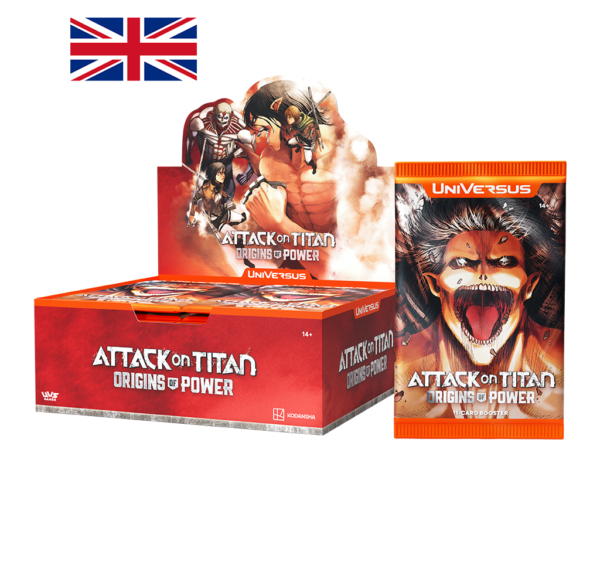 Display 24 boosters Attaque des Titans / Origins of Power