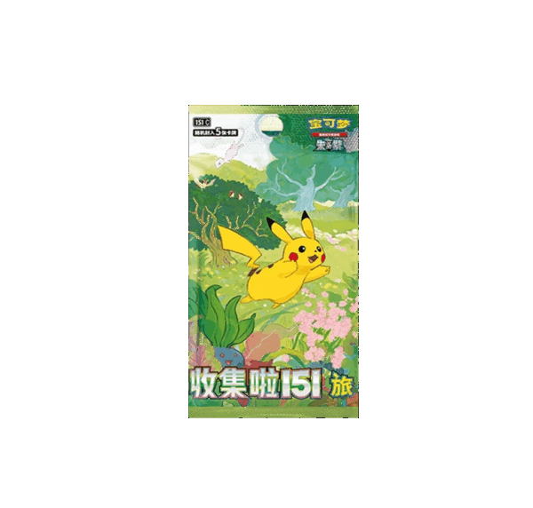 Booster loose Pokémon 151 Chinois